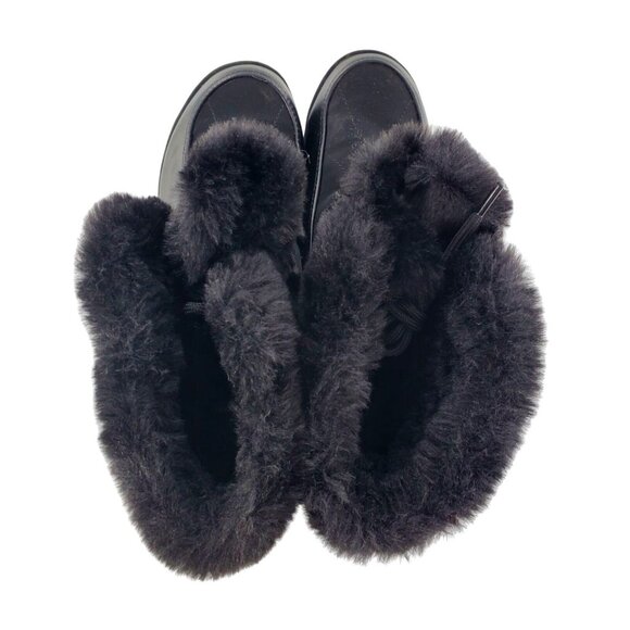 JBU 7 Boots Woman Faux Fur Winter Snow Outdoor Combat Water Resistant Shoe Jambu - Picture 6 of 13